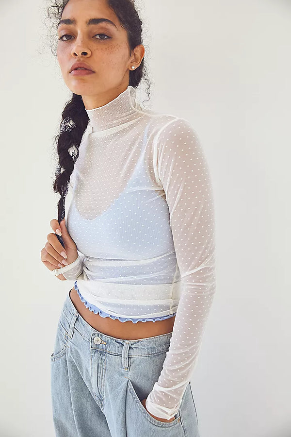 On The Dot Layering Top Love Dove