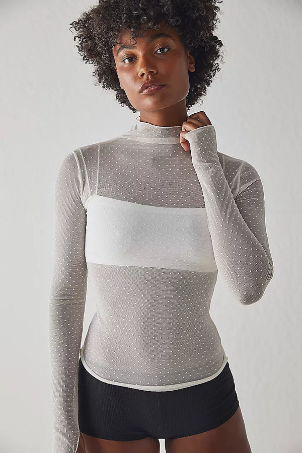 On The Dot Layering Top Love Dove