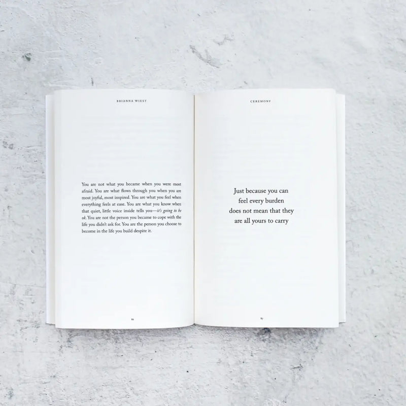 Ceremony - Book