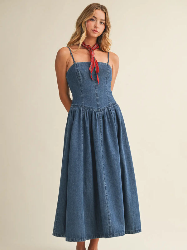 The Daisy Ridge Denim Dress