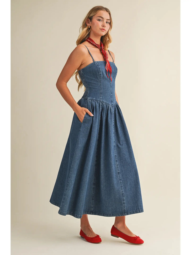 The Daisy Ridge Denim Dress