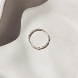 Spiral Midi Ring Sterling Silver