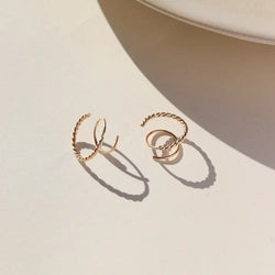 Spiral Twists 14k Gold Fill