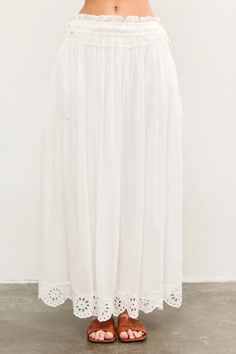 The Beth Eyelet Skirt