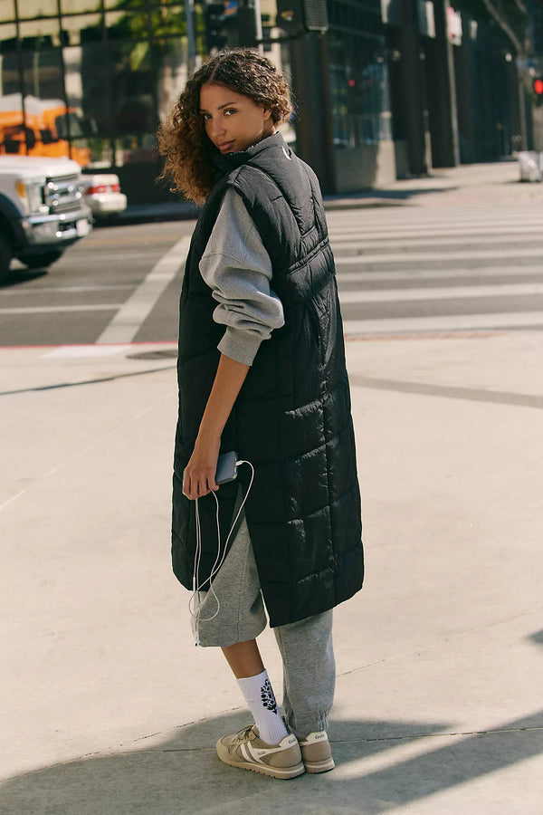 On The Move Packable Puffer Vest Black