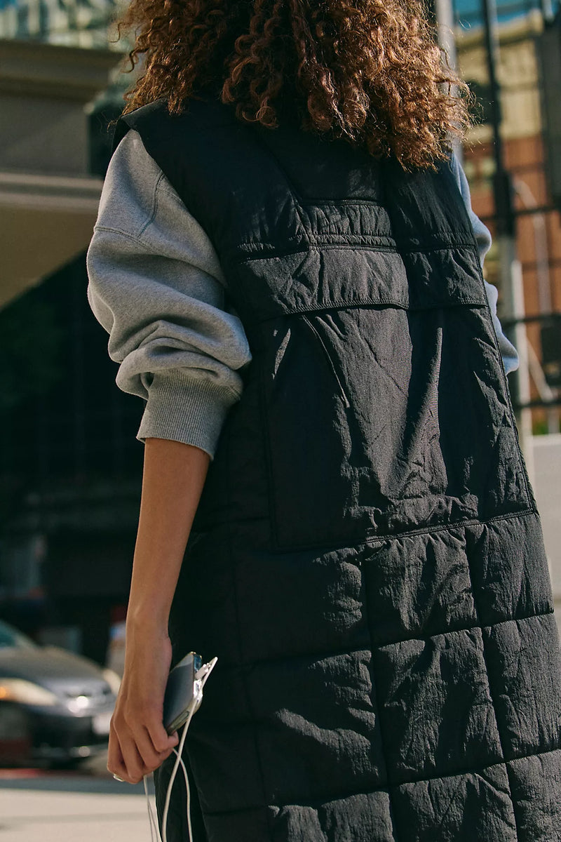 On The Move Packable Puffer Vest Black