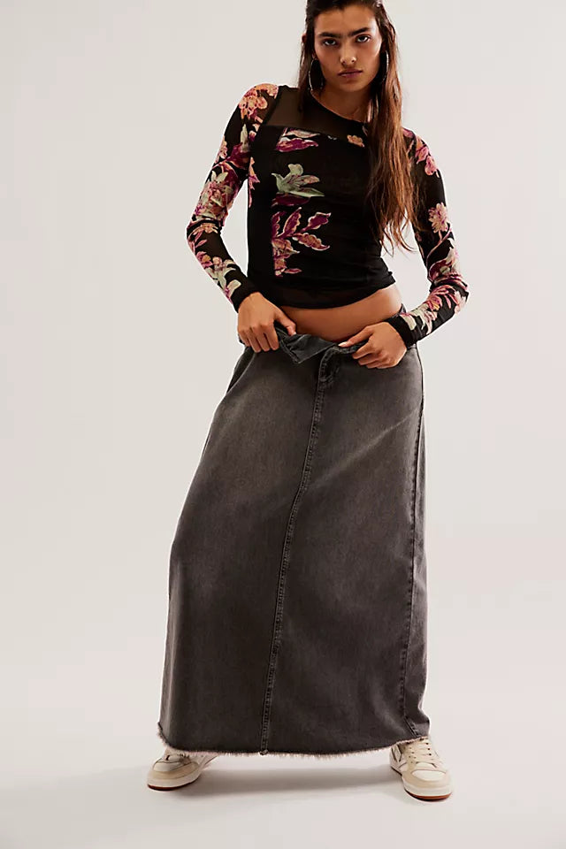 Bettys Garden Top Black Combo
