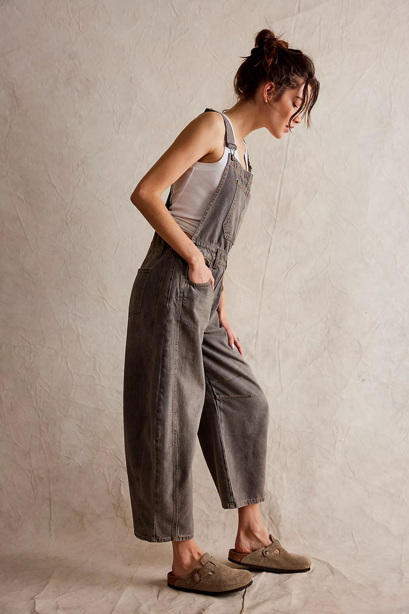 Good Luck Barrel Overall Archive Grey