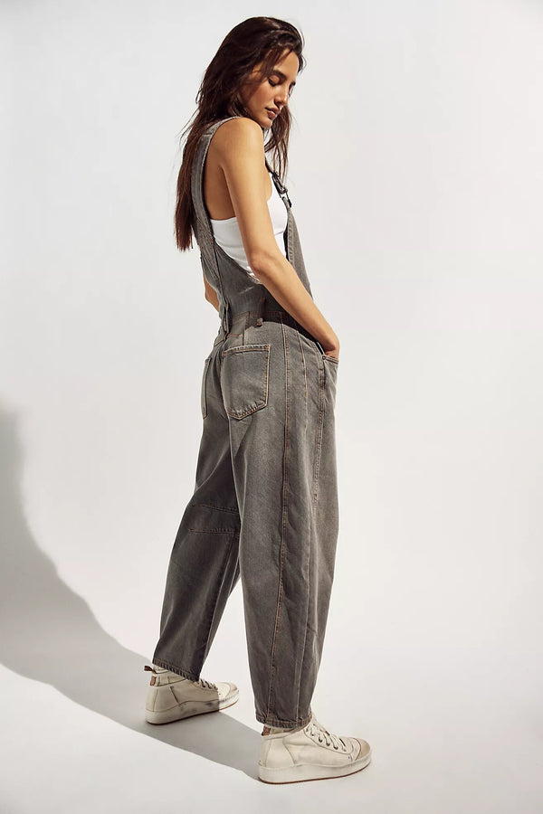 Good Luck Barrel Overall Archive Grey