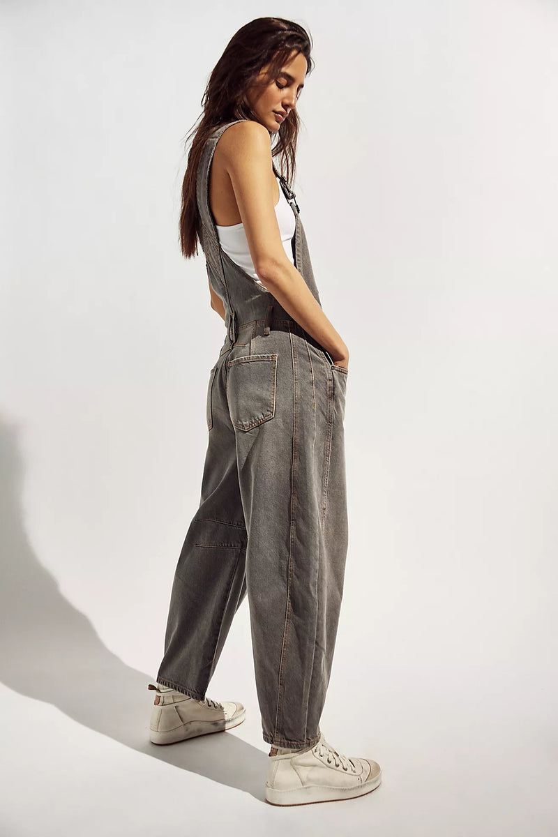 Good Luck Barrel Overall Archive Grey