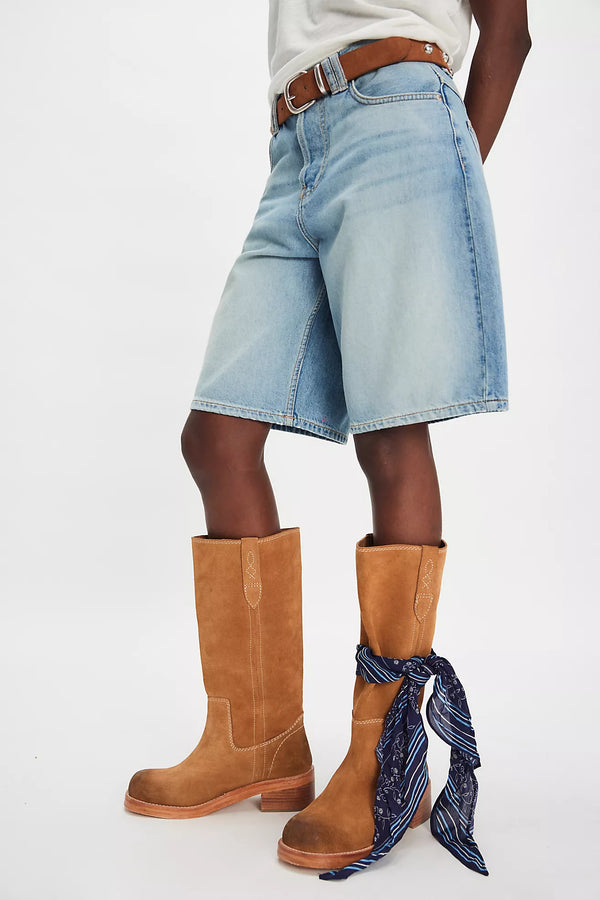 Blaze Pull-On Boots Toffee Suede