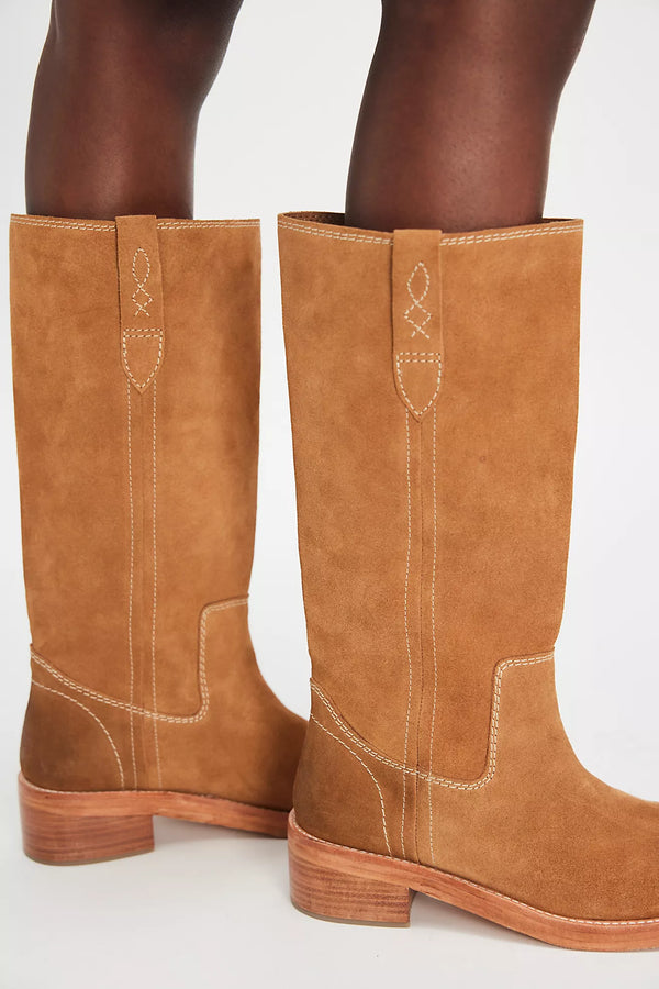 Blaze Pull-On Boots Toffee Suede