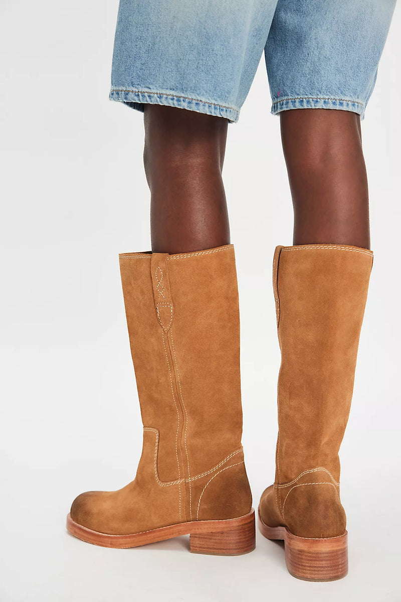 Blaze Pull-On Boots Toffee Suede