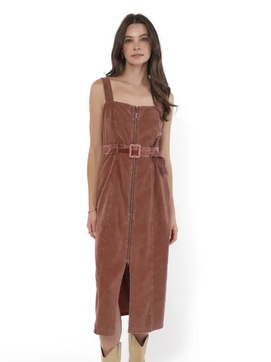 Dusty Trail Corduroy Dress