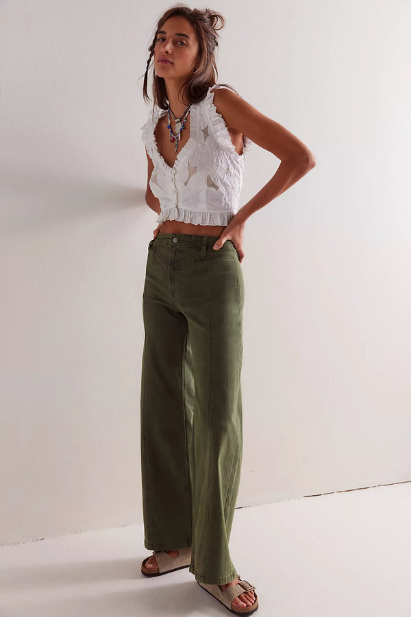 We The Free Libre Wide-Leg Jeans Thyme