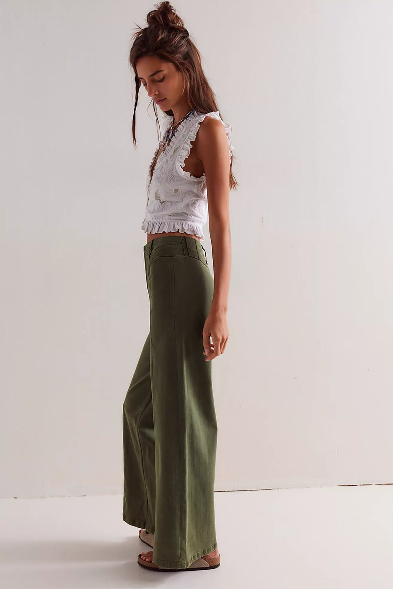We The Free Libre Wide-Leg Jeans Thyme