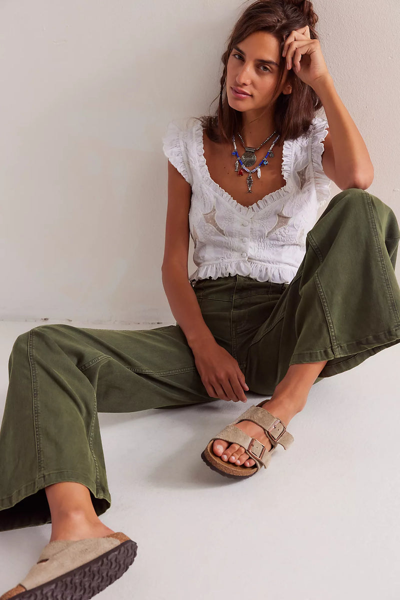 We The Free Libre Wide-Leg Jeans Thyme