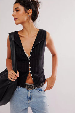 Tilly Vest Black