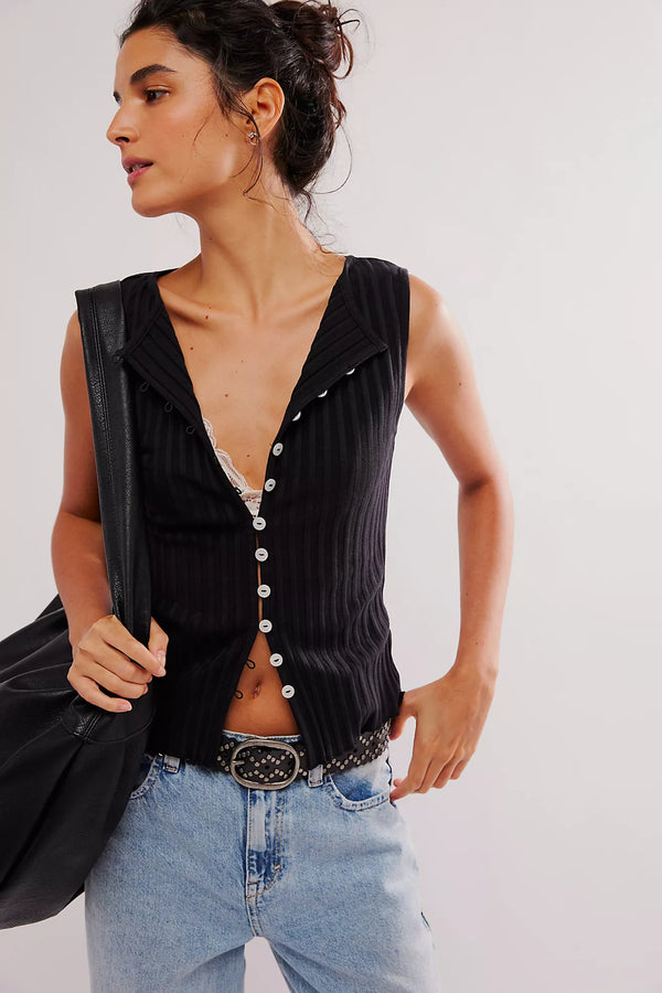 Tilly Vest Black