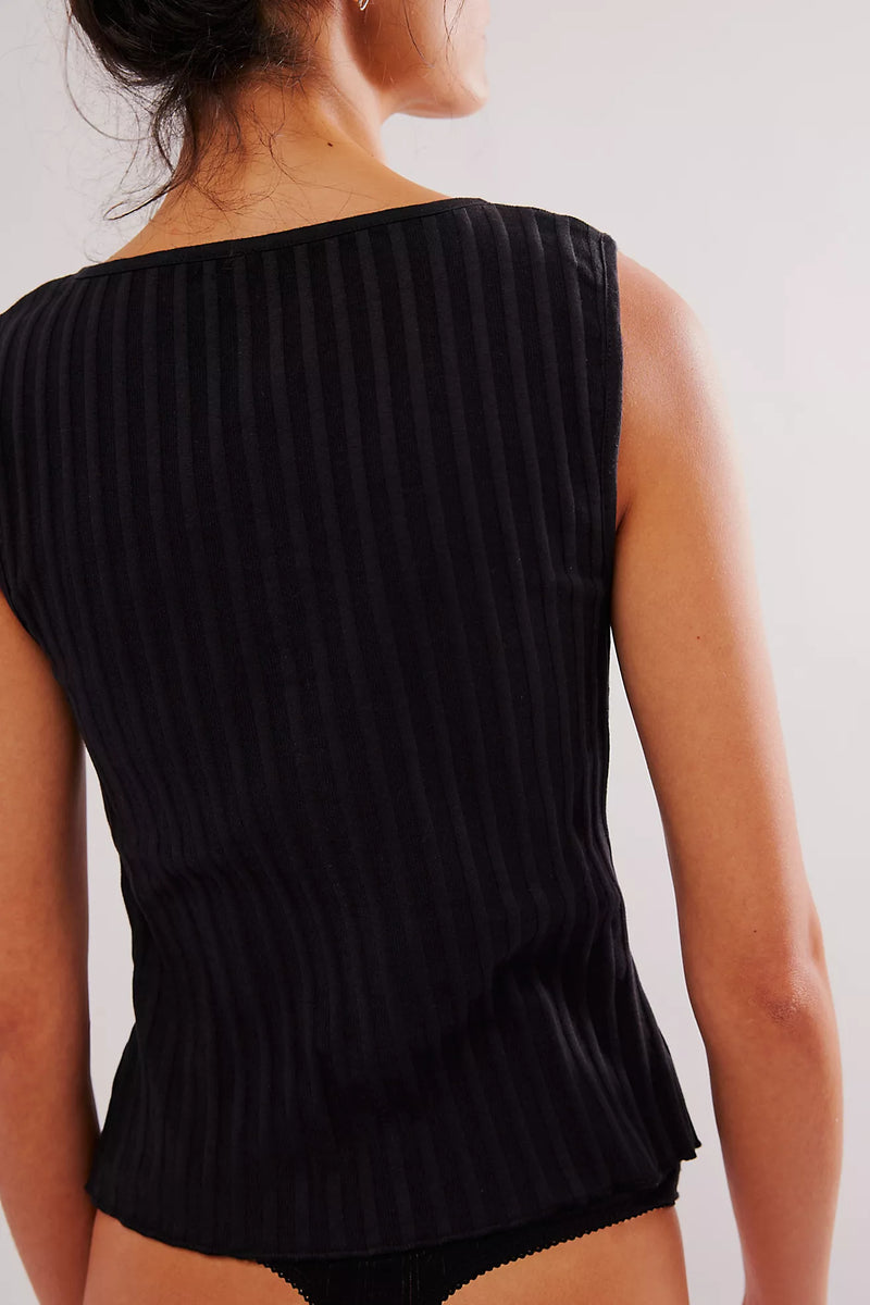 Tilly Vest Black