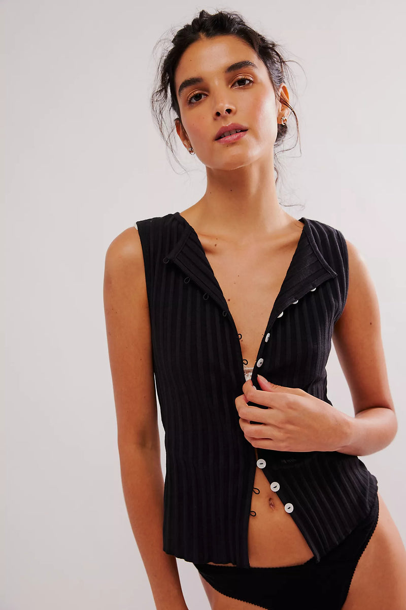 Tilly Vest Black