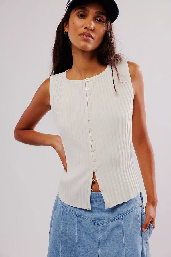 Tilly Vest Ivory