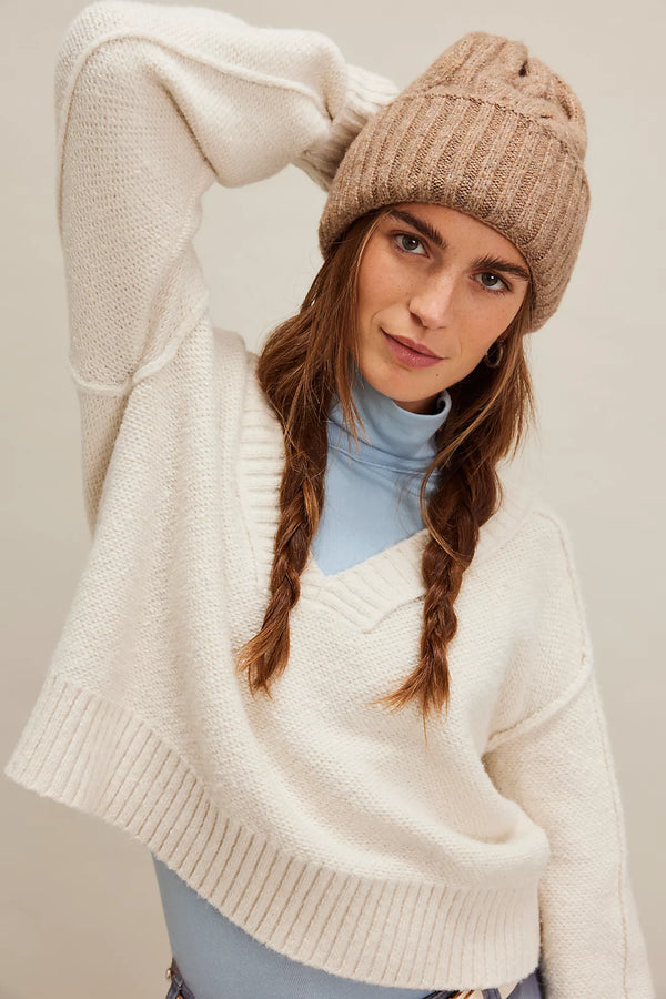 Coast Line Beanie Fawn