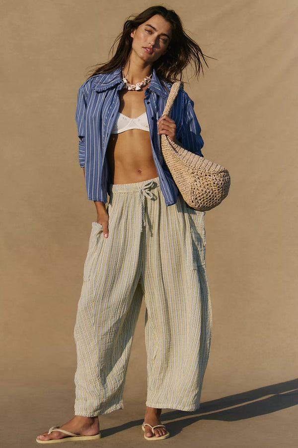 Quinn Striped Pants Chamomile Combo