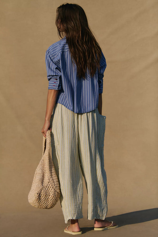 Quinn Striped Pants Chamomile Combo
