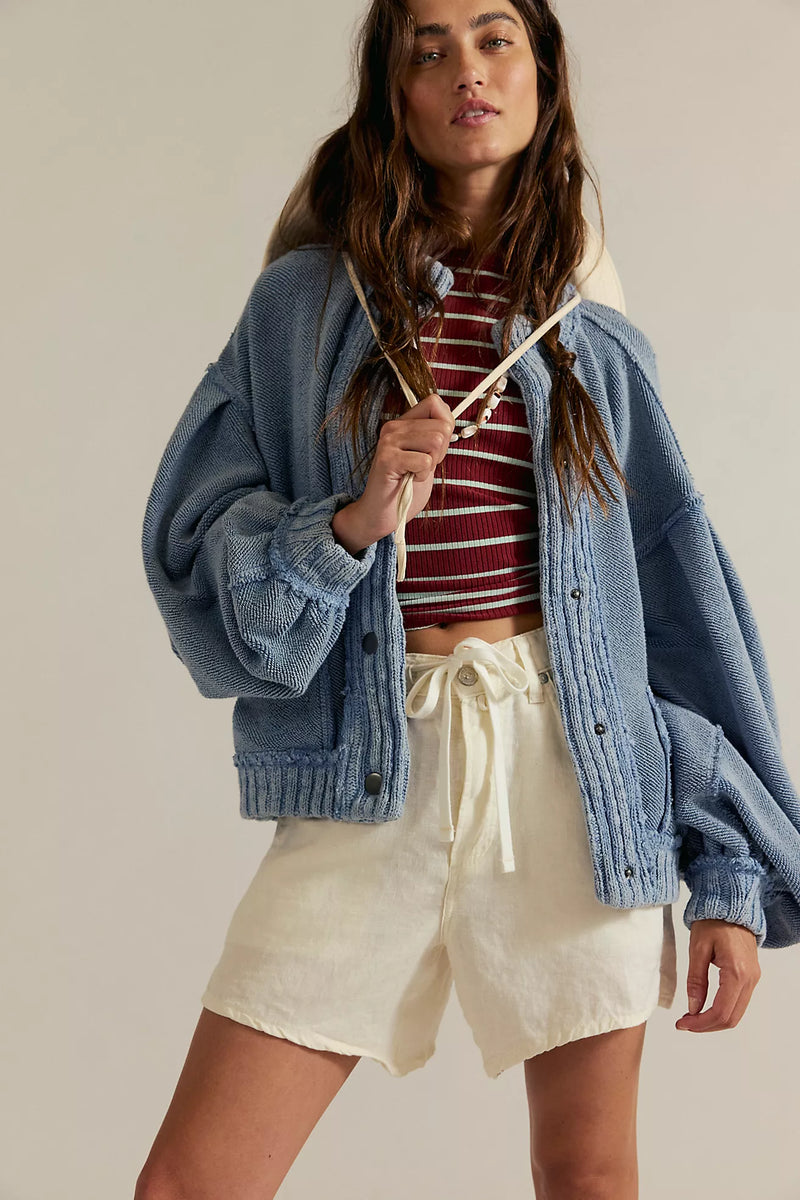 We The Free Cute In This Cardi Dusty Blue