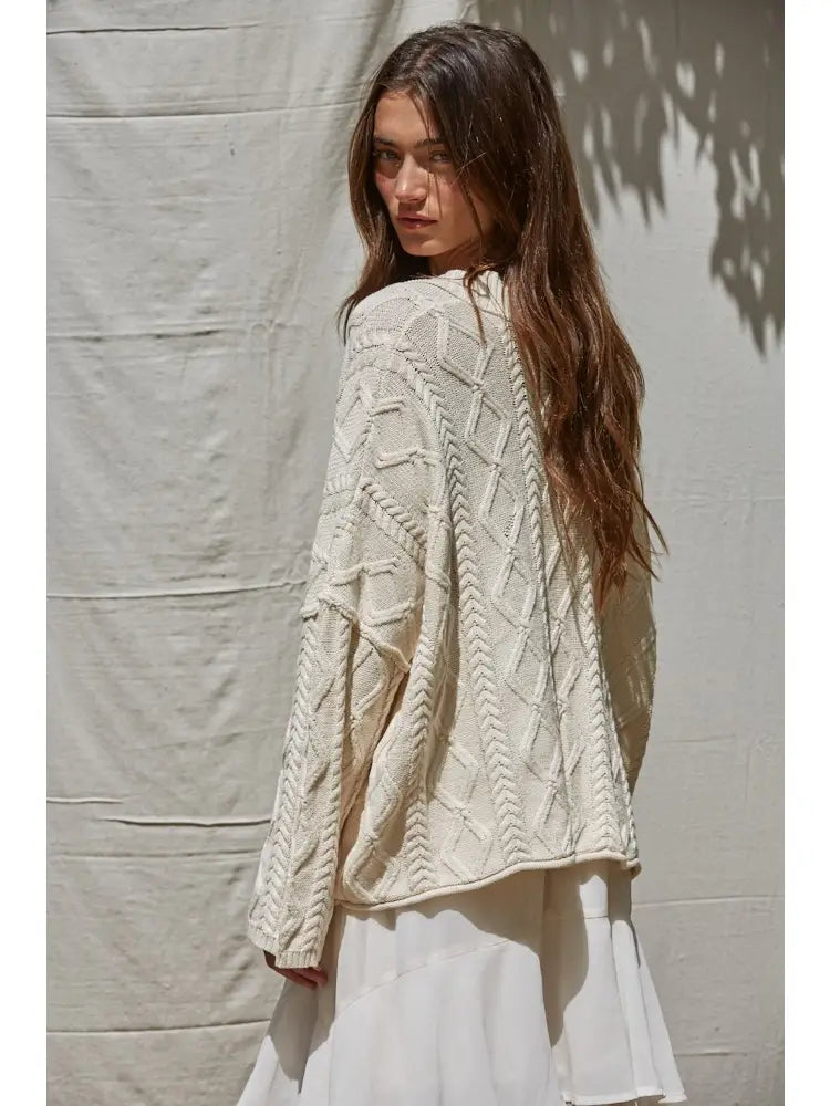The Marlowe Cable Cardigan