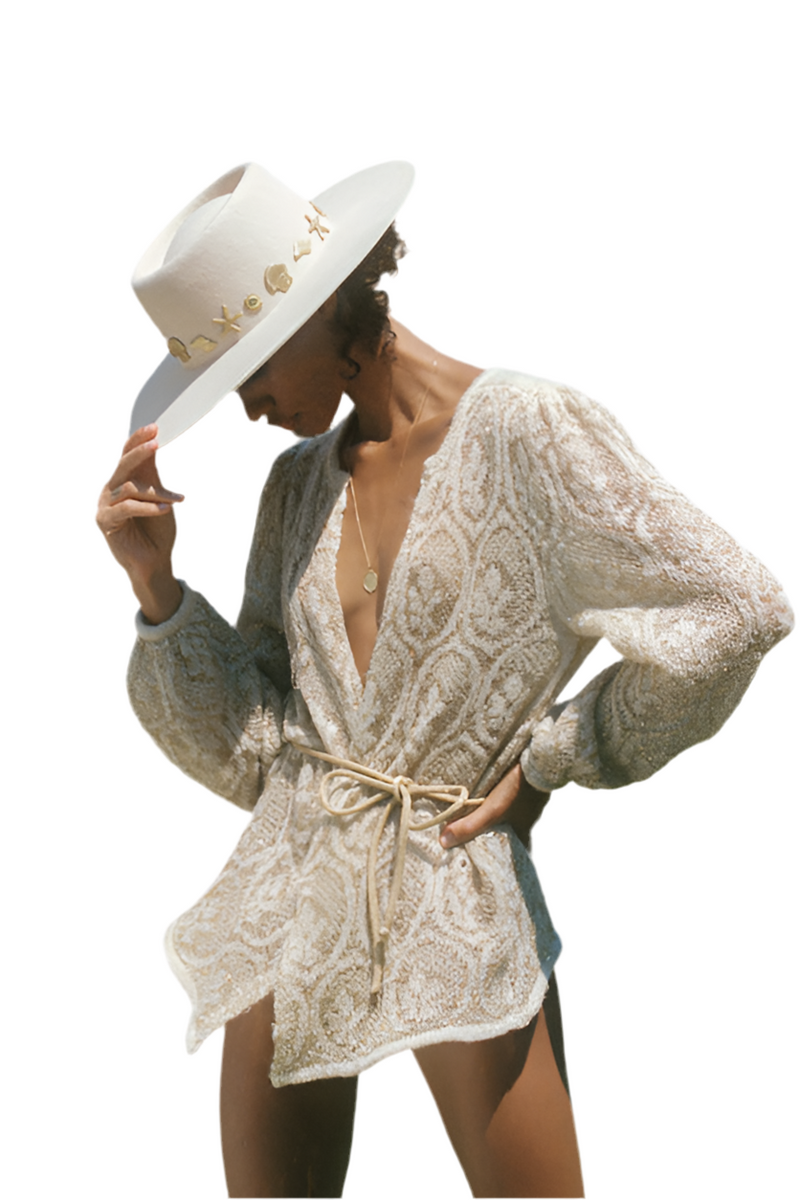 Seaside Boater Ivory