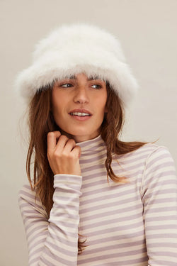 Ice Queen Bucket Hat Ivory