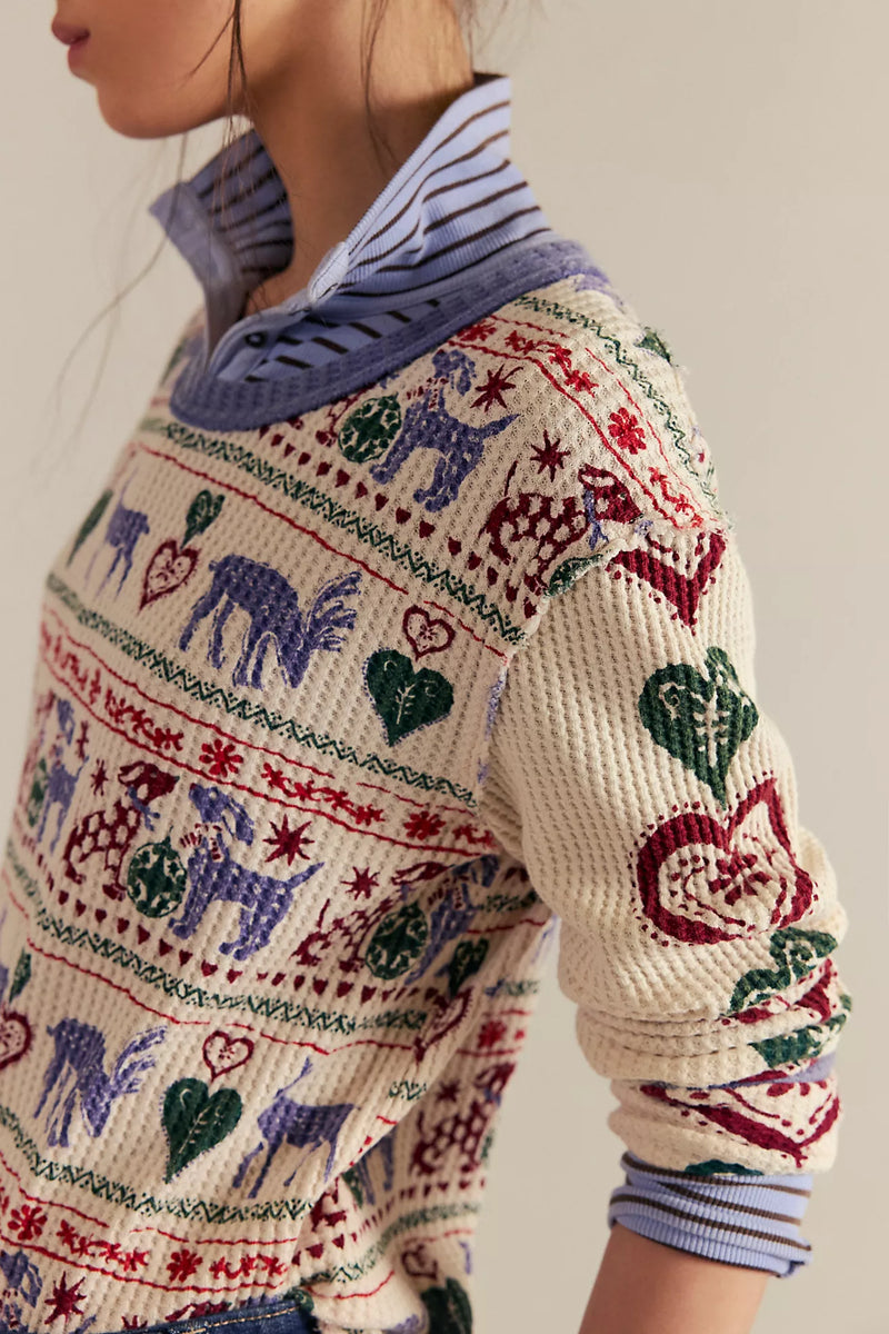 We The Free Blissful Layering Tee Snowdrop Combo