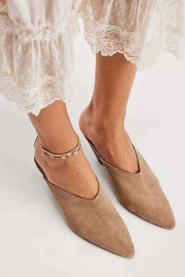 Stellar Mules Faded Saddle Suede
