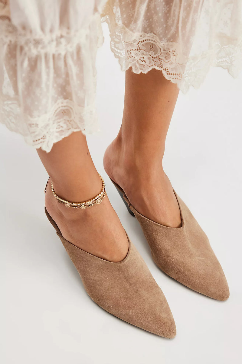 Stellar Mules Faded Saddle Suede