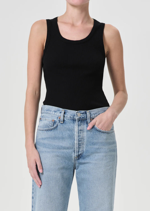 Poppy Tank Black