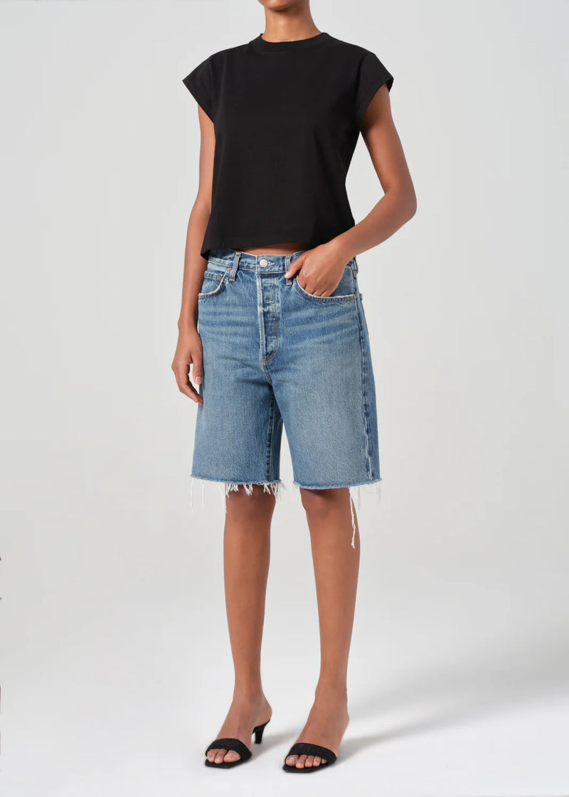 Bryce Cap Sleeve Tee Black