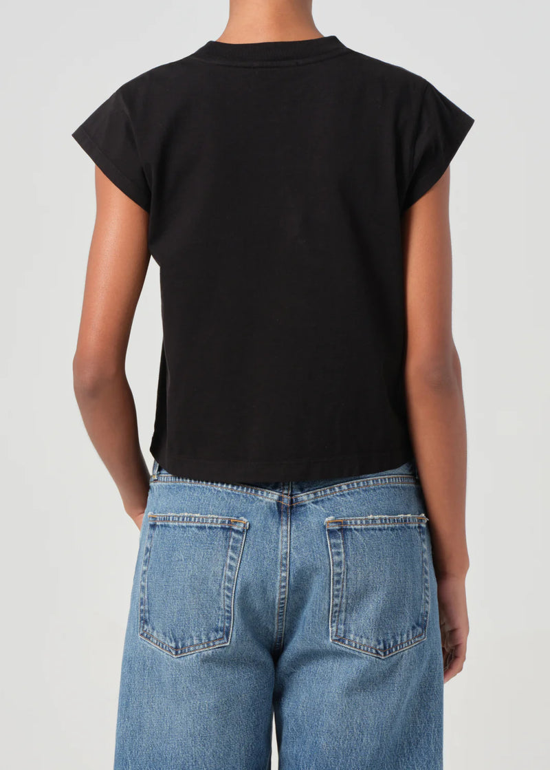 Bryce Cap Sleeve Tee Black