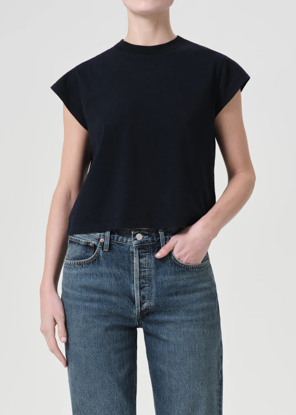 Bryce Cap Sleeve Tee Storm