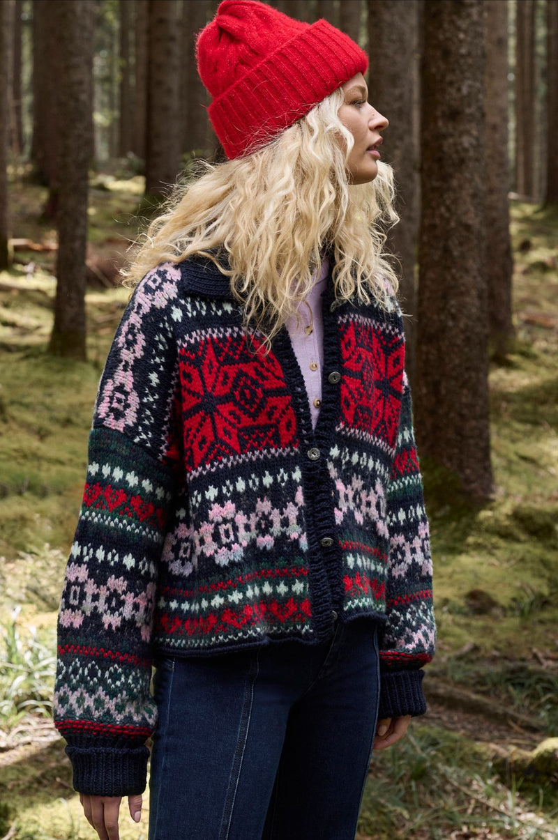 Snowdrift Cardigan Festive Combo