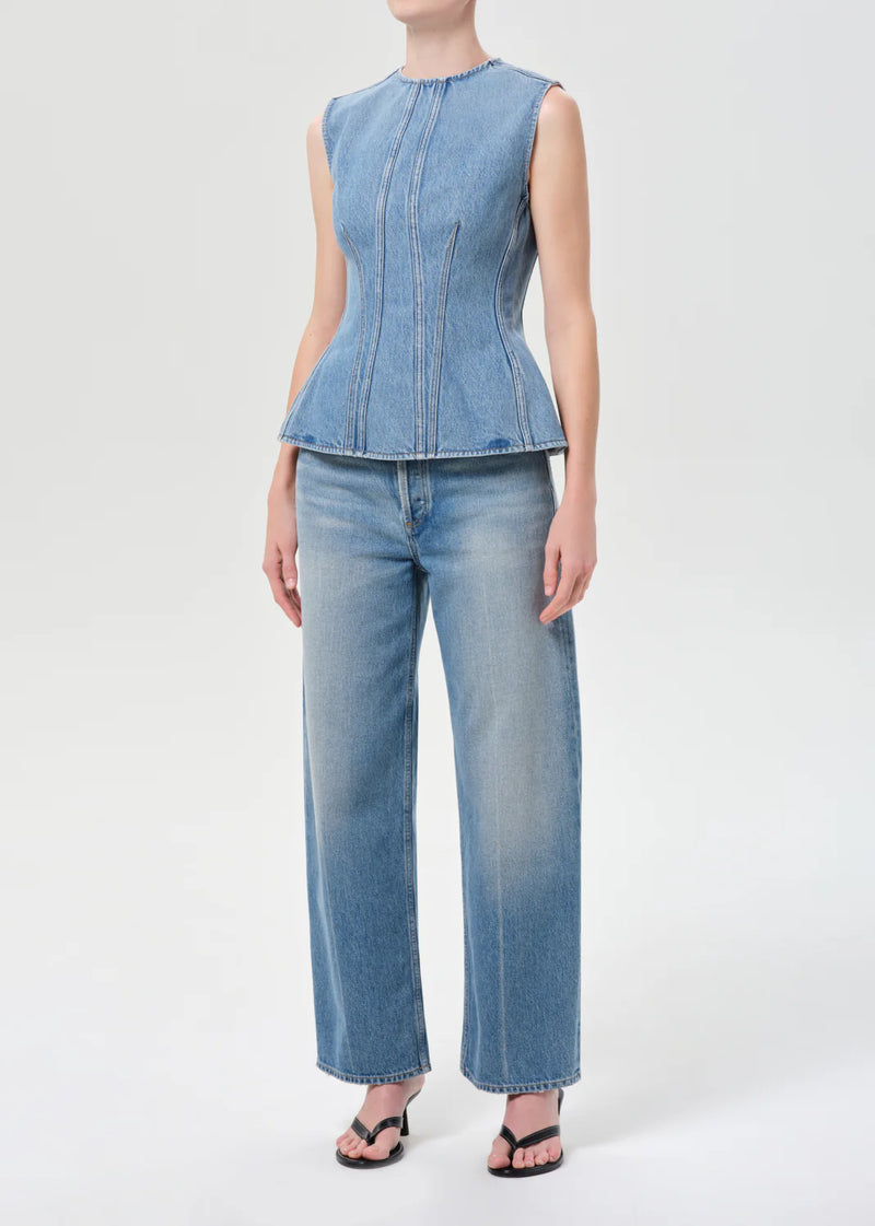 Corbin Denim Shell Top in Danton – B.loved