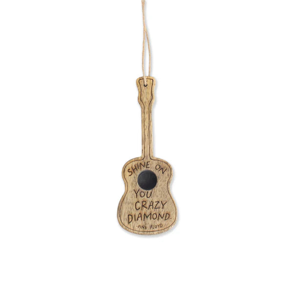 Wooden Guitar Ornaments Grey