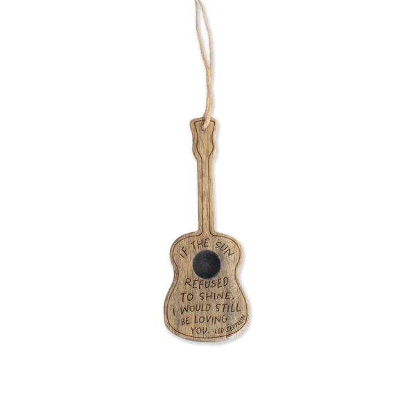 Wooden Guitar Ornaments Grey