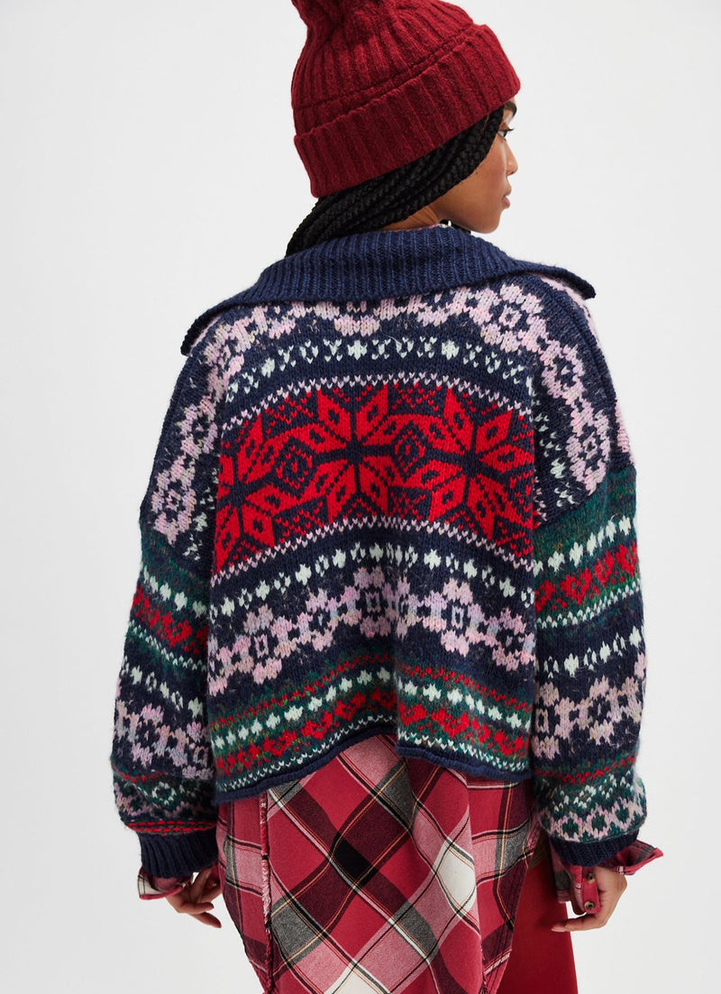 Snowdrift Cardigan Festive Combo