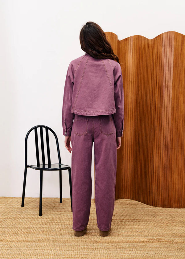 Pepper Denim Jacket Violet