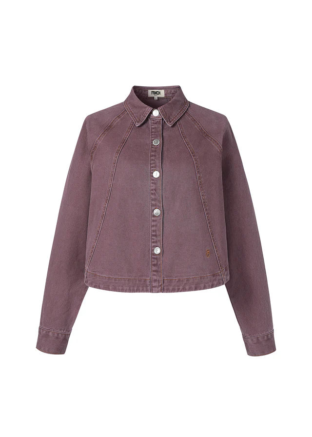 Pepper Denim Jacket Violet