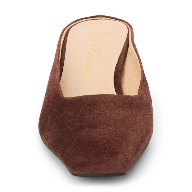 Classy Healed Mule Cappuccino