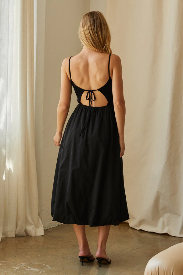 Adriana Bubble Skirt Midi Dress