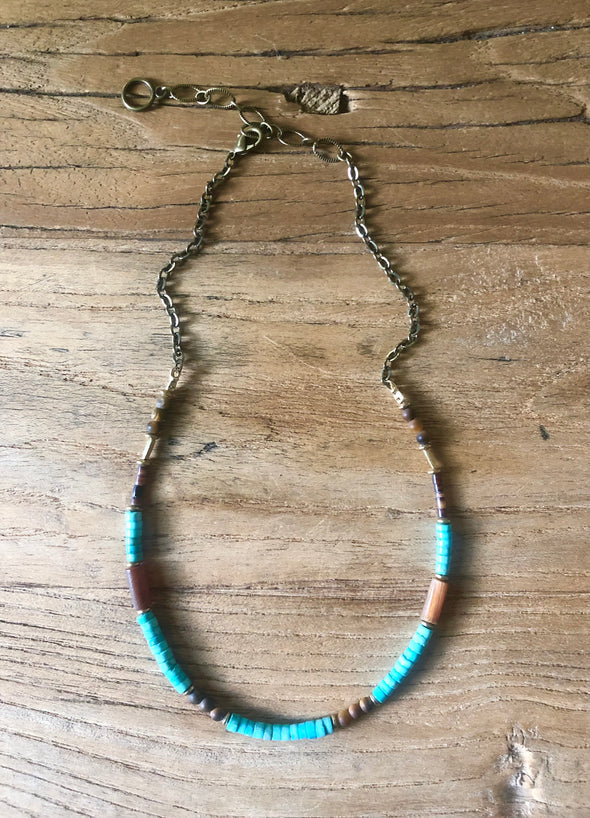 Henley Necklace Turquoise